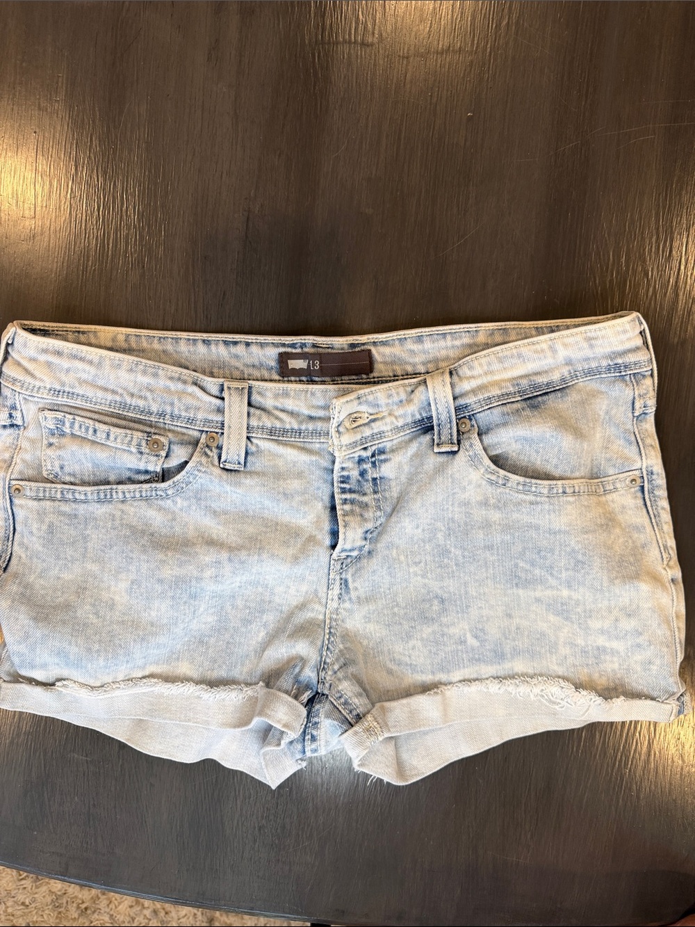 Levi’s Acid Wash Shorts - Size 13 / W31 TAGGED AS SALESMAN SAMPLE